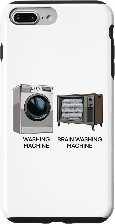 iPhone 7 Plus/8 Plus I love You Loads Mechanic Funny Brain Washing Machine Love Case...