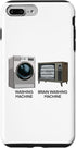 iPhone 7 Plus/8 Plus I love You Loads Mechanic Funny Brain Washing Machine Love Case...