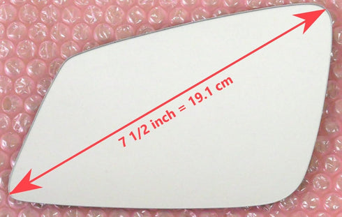 Mirror Glass with Adhesive for Fitting Over Auto-Dimming Mirror for Various BMW Models - Driver Side View Left LH - Check Size and Pictures...