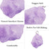 DanLingJewelry 30pcs Natural Amethyst Healing Point Chakra Reiki Nuggets Pendants for Necklace Earrings Bracelet Jewelry Making 12-20x20-26mm...