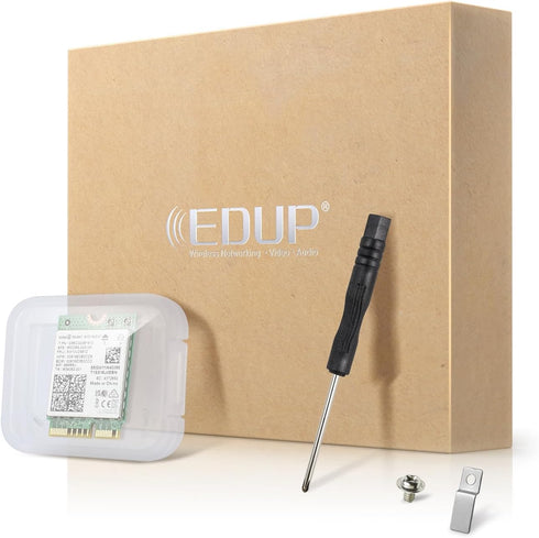 Intel AX211NGW Wi-Fi 6 Wireless Card M.2: CNVio2, Bluetooth 5.3, Tri Band 2.4/5/6 GHz Network Adapter for Laptop Support Windows 10/11 (64bit) Lin...