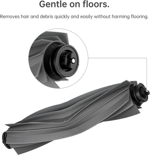 dreame Main Roller Brush Compatible with L10s Ultra/L10 Ultra/D10s Pro/D10s Plus, Rubber Brush, Robot Vacuum Replacement Main Brush for Cleaning F...