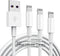 3 Pack Apple MFi Certified iPhone Charger Cable 10ft, Lightning to USB Cord, 2.4A Fast Charging,Apple Phone Long Chargers for iPhone 12/11/11Pro/1...