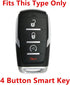 Rpkey Silicone Keyless Entry Remote Control Key Fob Cover Case protector Replacement Fit For 2019-2020 RAM 1500?4-Button?2 black...