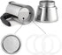 Sivaphe 6 Cups Stovetop Espresso Coffee Maker Replacement Infuser Parts Only for Stainless Steel Italian Moka Pot, 1 Filter and 3 Silicone Gasket ...