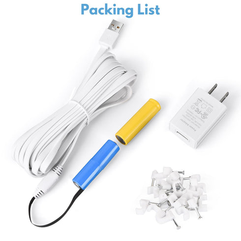 ALERTCAM Power Adapter for Blink Video Doorbell (Replace Battery), Doorbell Transformer with 16.4ft/5m Weatherproof Cable Continuously Charging Yo...