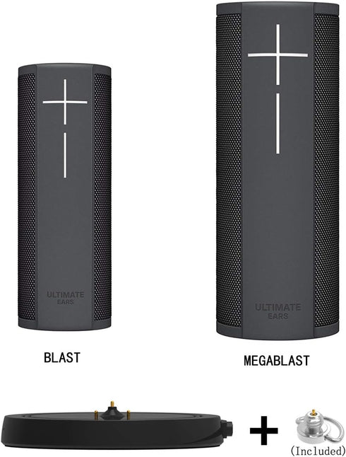 Power Up Charging Dock Compatible with Ultimate Ears UE Boom 3/Megaboom 3/Blast/Megablast(Wall Charger and 5 Feet Cable Included) Black(Not for Bo...