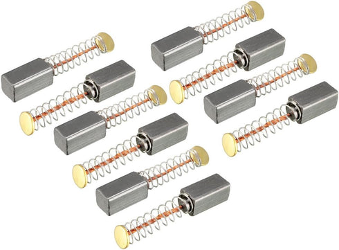 uxcell 10Pcs Carbon Brushes,for Electric Motor,10mmx5mmx5mm,Power Tool,Replacement Repair Part...