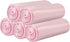 5 Rolls Small Trash Bags - 100 Counts Durable 4 Gallon Small Garbage Bags for home office kitchen Bathroom Bedroom Trash Can liners?Pink?...