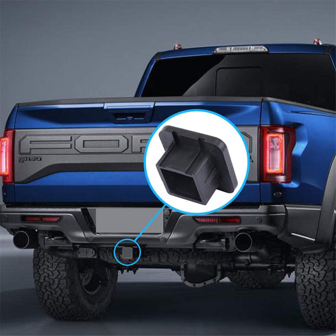 2" Heavy Duty Trailer Hitch Tube Cover Plug Cap Rubber for 2 inch Receivers Class 3 4 5 Ford GMC Toyota Jeep Dodge Nissan Audi BMW Porsche Polaris...
