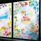 Summer Window Decals Removable Beach Window Stickers Summertime Gel Window Clings Double Sided Printed for Glass Window Decorations...