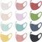 12 Pack Unisex Children Dust Protection, Breathable, Washable and Reusable Face Masks, Boys & Girls (12 PACK, SET XII)...