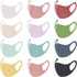 12 Pack Unisex Children Dust Protection, Breathable, Washable and Reusable Face Masks, Boys & Girls (12 PACK, SET XII)...
