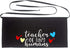 Waist Apron for Teachers with 3 Pockets Half Black Apron,Teachers Prefect Gift (teacher of ting humans)...