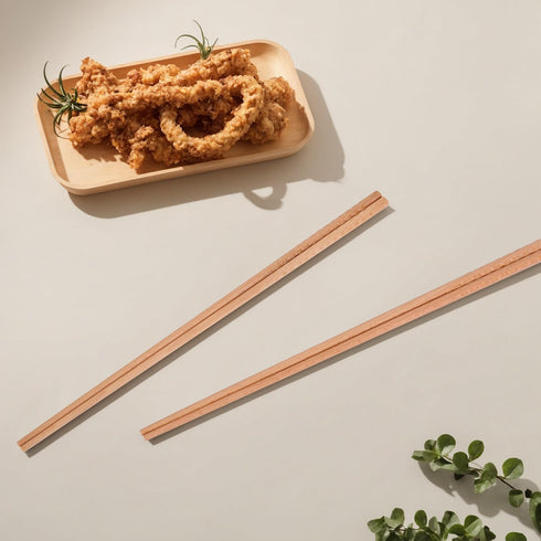 16.5 inches Cooking Chopsticks, 2 Pairs Extra Long Anti-Slip Chopstick, Reusable for Noodles Frying Hotpot Wooden Kitchen Chop Sticks...