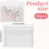 50 Pcs Glassine Envelopes, 3.9 x 2.7 Inches Clear Envelopes for Seeds Coin Collecting Lottery Ticket Stamp Card, White Translucent Paper Envelopes...