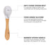 Baby Bamboo Bowls with Suction and Matching Spoon Set - 3 Piece Feeding Supplies Set for Infant, Toddlers - Detachable Silicone Suction Stay Put B...