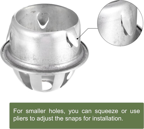 uxcell Gutter Guard Filter, 2.2 Inch Stainless Steel Downspout Guard Filter Strainer for Stops Leaves Blockage...