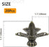 20 Pcs Antique Brass Box Legs, Wood Case Jewelry Chest Storage Box Feet Corner Protector Decorative (Style4, Bronze)...