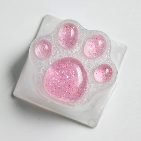 Cat Claw Keycap Backlight Keycap Cute Resin Keycap ESC Keycap Replacement for Cherry MX Switch Mechanical Keyboard DIY Decoration (Pink)...