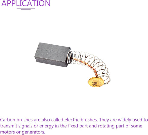 DMiotech 20 Pack 14mmx8mmx5mm Carbon Brushes for Electric Motor...