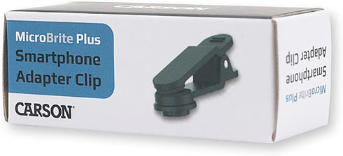 Carson Smartphone Digiscoping Adapter Clip for MicroBrite Plus 60x-120x LED Lighted Pocket Microscope with CarsonCam Phone App Converts into Power...
