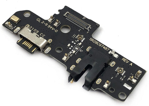 USB Charger Charging Port Dock Connector Ribbon Flex Cable PCB Board Compatible with Moto G50 XT2137 6.5inch...
