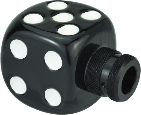 Arenbel Dice Style Gear Lever Stick Shifter Knob Car Shift Head Grip Speed Handle Replacement Fit Regular Manual Auto Transmissions, Black White...