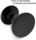 Matte Black Iron Candle Holder for Pillar Candles - Modern Table Centerpiece and Farmhouse Decor - 4.5"...