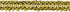 Nylon Taffeta Metallic Ribbon, 100 Yards, 1/8-inch - Gold...