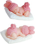 Tvoip 1Pcs New 3D Baby Silicone Mold Baby Dressed Bunny Chocolate Fondant Cake Decorating Tools...