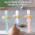 haakaa 360° Baby Toothbrush with Suction Base - Gentle Cleaning for Toddler's Self-Brushing Training, Food-Grade Silicone, Adjustable Safety Shiel...