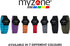 MYZONE MZ Switch Replacement Arm & Wrist Straps (Aqua)...