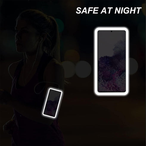 Armband for Galaxy S8+/S9+/S10+/S20+, Sweatproof Running Exercise Gym Bag with Key Holder and Card Slot for Samsung Galaxy Phones(Black)...