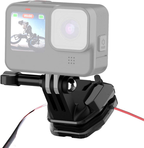 PULUZ Motorcycle Windshield Clip Mount Quick Release Clip Mount for GoPro Hero12 Black/DJI Osmo Action 4 / Insta360 X4 / Ace Pro and Other Action ...