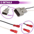72-5512 Speaker Harness, Car Speaker Wiring Connector Harness Adapter for Ford F-150 F-350 for Ranger 1995-1997 Mustang 1994-2004 Ranger Mercury S...