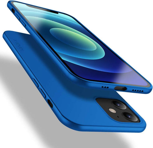 X-level Compatible with iPhone 12 Mini Case Ultra-Thin Soft Flexible TPU Matte Finish Coating Grip Slim Fit Phone Case Lightweight Protective Back...