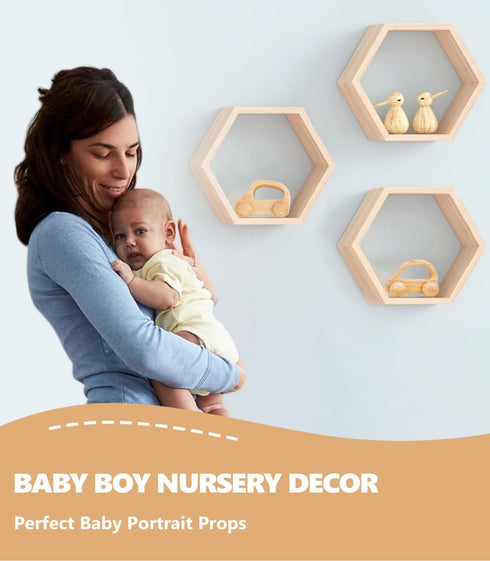 Wooden Baby Cars Toys, 2 PCS Wooden Cars for Toddlers 1-3, Montessori Toys for Babies 0-6-12 Months, Boy Nursery Neutral Nursery Decor Wood Toy Wo...