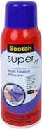 Scotch Super 77 Multipurpose Adhesive Spray, Bonds to Fabric, Cardboard, Plastic, Metal, Wood, Felt, and More, 10.7 Ounces (7716)...