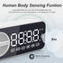 Digital LED Alarm Clock with Wireless Speaker, Dual Alarm Clocks for Bedroom/Heavy Sleepers/Adult/Teens, Bluetooth Speaker Support TF Card Playbac...