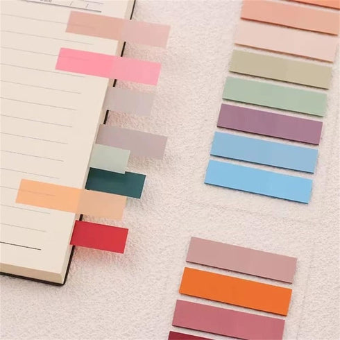 200Pcs Multicolour Sticky Index Tabs, Page Markers Notes Tabs Writable and Repositionable Book Flags Tabs Strip Index Tabs for Page Marking Classi...