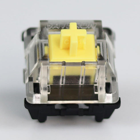 GATERON KS-15 Optical Yellow Keyboard Switches, 35gf RGB LED Infrared Path Linear Key Switches for Mechanical Keyboard (35PCS, Yellow)...