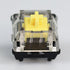 GATERON KS-15 Optical Yellow Keyboard Switches, 35gf RGB LED Infrared Path Linear Key Switches for Mechanical Keyboard (35PCS, Yellow)...