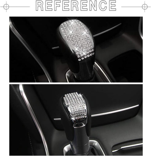 1797 Gear Shift Lever Cap Compatible with Honda Bling Accessories Accord 2018-2022 10th 1.5T EX EX-L LX V6 FWD Decals Stickers Covers Interior Dec...