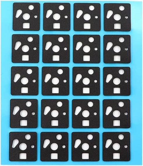 ZugGear DUROCK Keyboard Switch Pads 0.5mm Poron Foam for Hot Swap Keyboard, 120 Pieces...