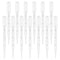 G2PLUS 200PCS 3ml Disposable Plastic Transfer Pipettes, Calibrated Pipettes Dropper for Liquid, Science Laboratory, Essential Oils, Experiment, Es...