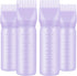 4 Pcs Root Comb Applicator Bottle, 6 Oz Hair Dye Applicator Bottle with Comb and Scale Plastic Hair Oil Applicator Bottle for Hair Dye and Hair Ca...
