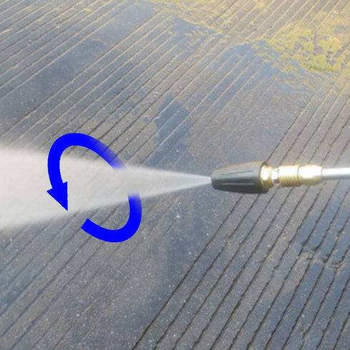 M MINGLE Turbo Nozzle for Pressure Washer, Rotating Nozzle and 5 Tips, 1/4 Inch Quick Connect, 3600 PSI, Orifice 3.0...