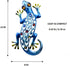 Lizard Wall Decor, Metal Gecko Decoration Hanging Art for Outdoor Backyard Fence Patio Garden or Indoor Home Bathroom, 14-Inch (Blue)...