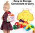 Kitchen Toys Fun Cutting Food Fruits Vegetables Toys Pretend Food Playset for Children Girls Boys Educational Early Age Basic Skills Development 4...